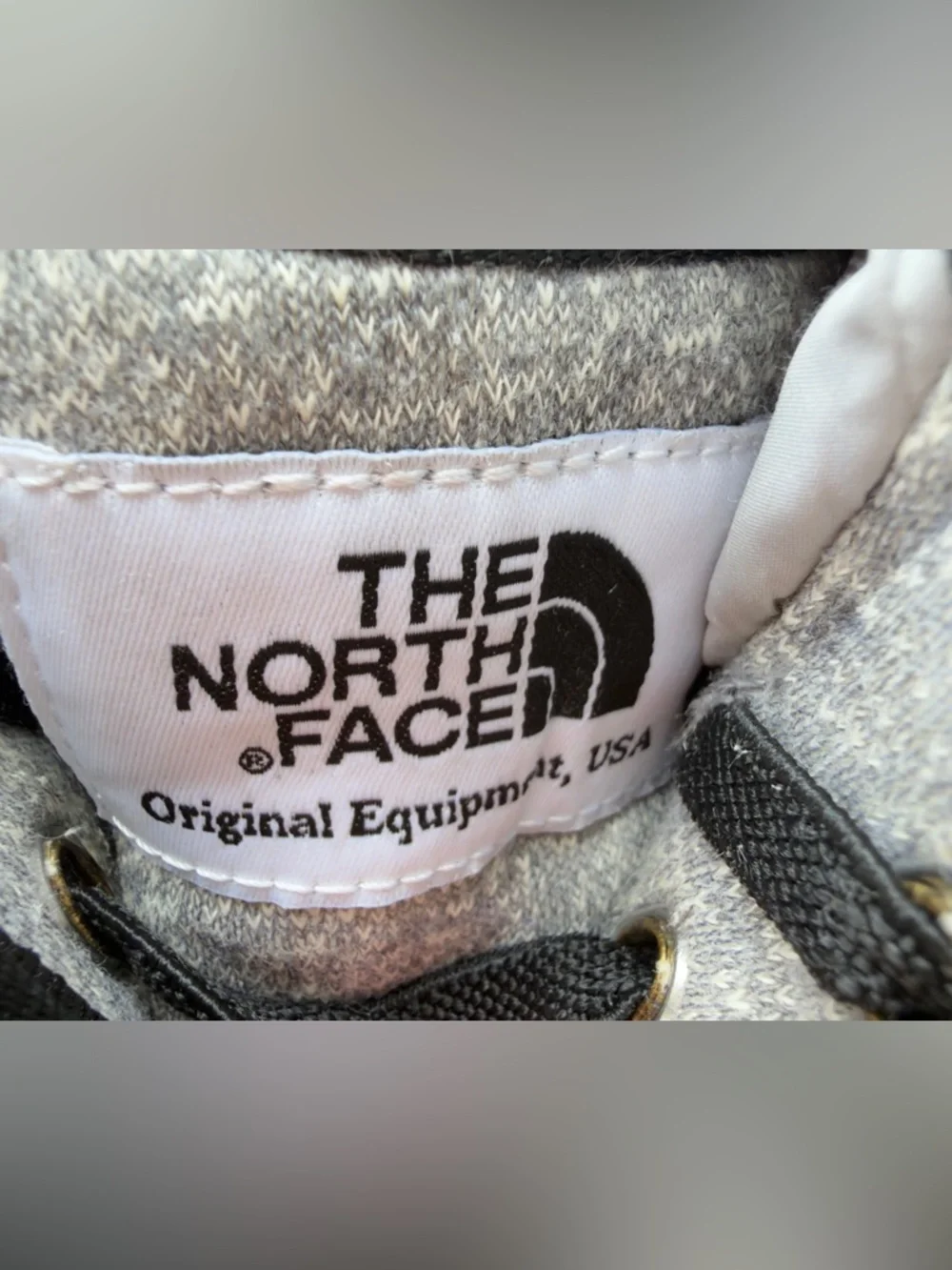 The North Face Kids Gray Quilted Lace-Up Boots